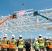 C-12W Huron Aircraft Maintenance Hangar Topping Out Ceremony