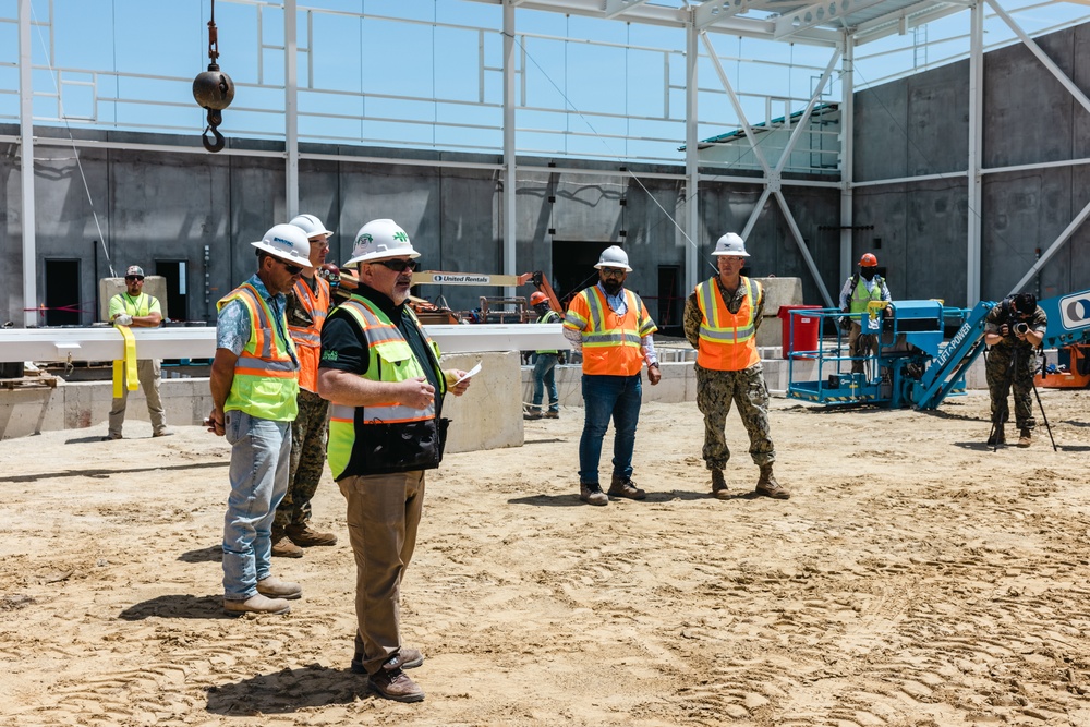 C-12W Huron Aircraft Maintenance Hangar Topping Out Ceremony