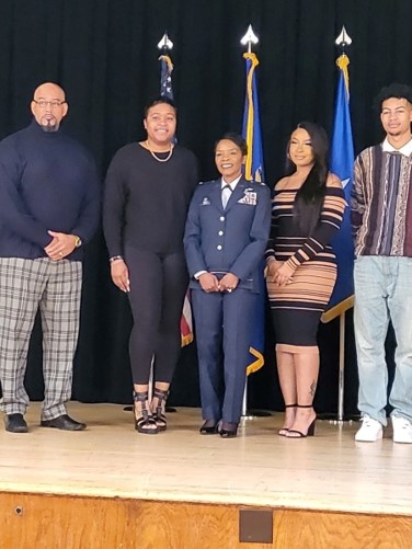 United States Air Force Colonel Sarah Evans with the 559th Medical Squadron at Joint Base San Antonio-Randolph.