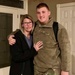 Joellen Wright with Army son