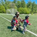 United States Air Force Captain Veronica Collins with kids