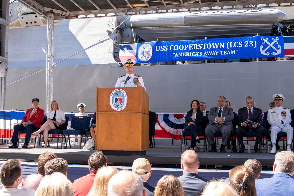 USS Cooperstown Commissioning Ceremony