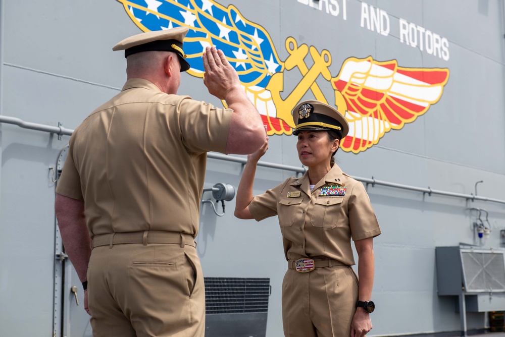 Promotion On Board USS Boxer (LHD 4)