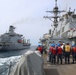 USS Ramage Sailors Prepare For Underway Replinishment