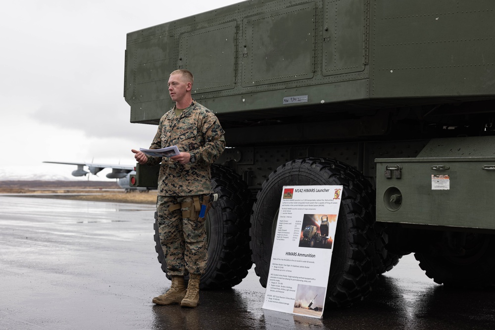 5th Battalion, 11th Marines rehearses HIMARS employment during Arctic Edge 23