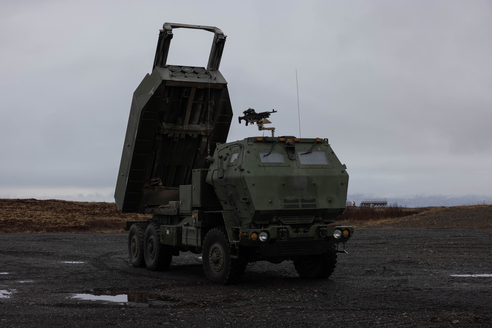 5th Battalion, 11th Marines rehearses HIMARS employment during Arctic Edge 23