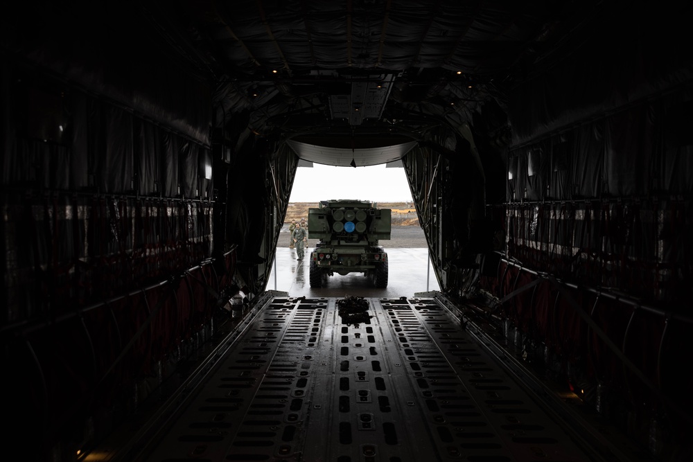 5th Battalion, 11th Marines rehearses HIMARS employment during Arctic Edge 23