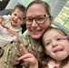 United States Air Force Major Jennifer Salguero and kids