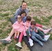 US Army Lieutenant Colonel Christina O’Hara and kids