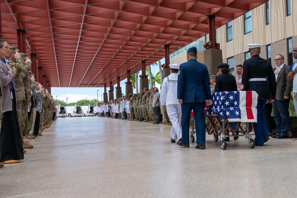 DPAA conducts Chain of Custody ceremony for identified Korean War and Pearl Harbor service members