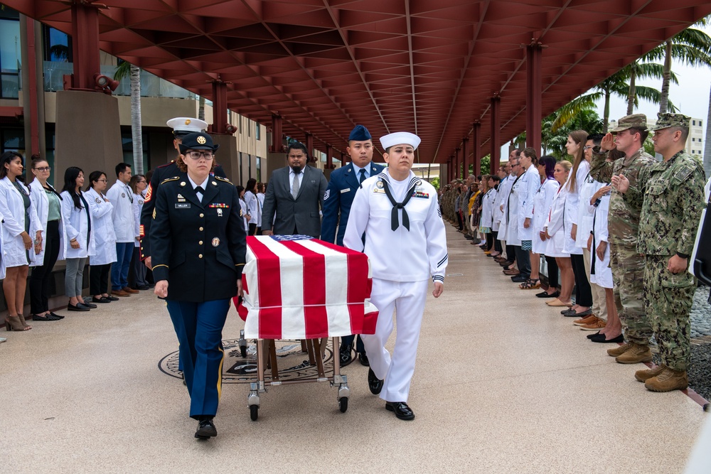 DPAA conducts chain of custody ceremony for identified Korean War and Pearl Harbor service members