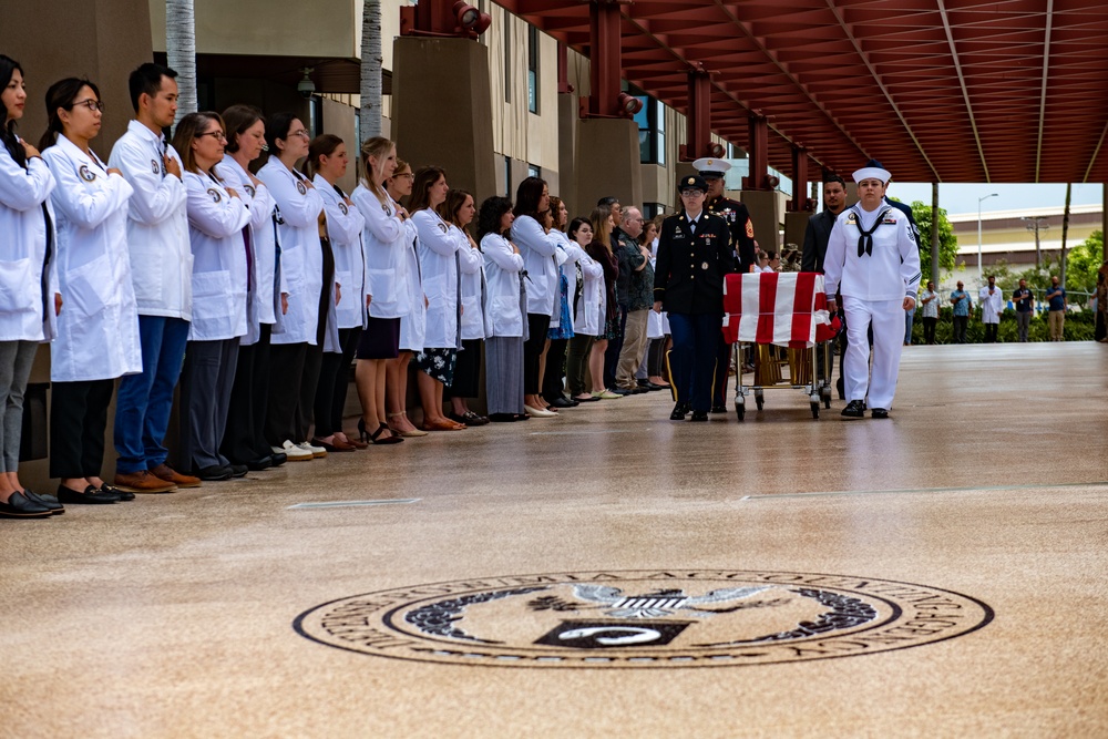 DPAA conducts chain of custody ceremony for identified Korean War and Pearl Harbor service members