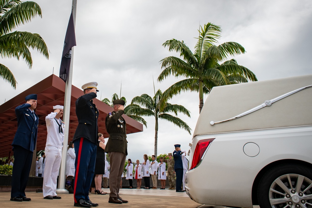 DPAA conducts Chain of Custody Ceremony for identified Korean War and Pearl Harbor service members