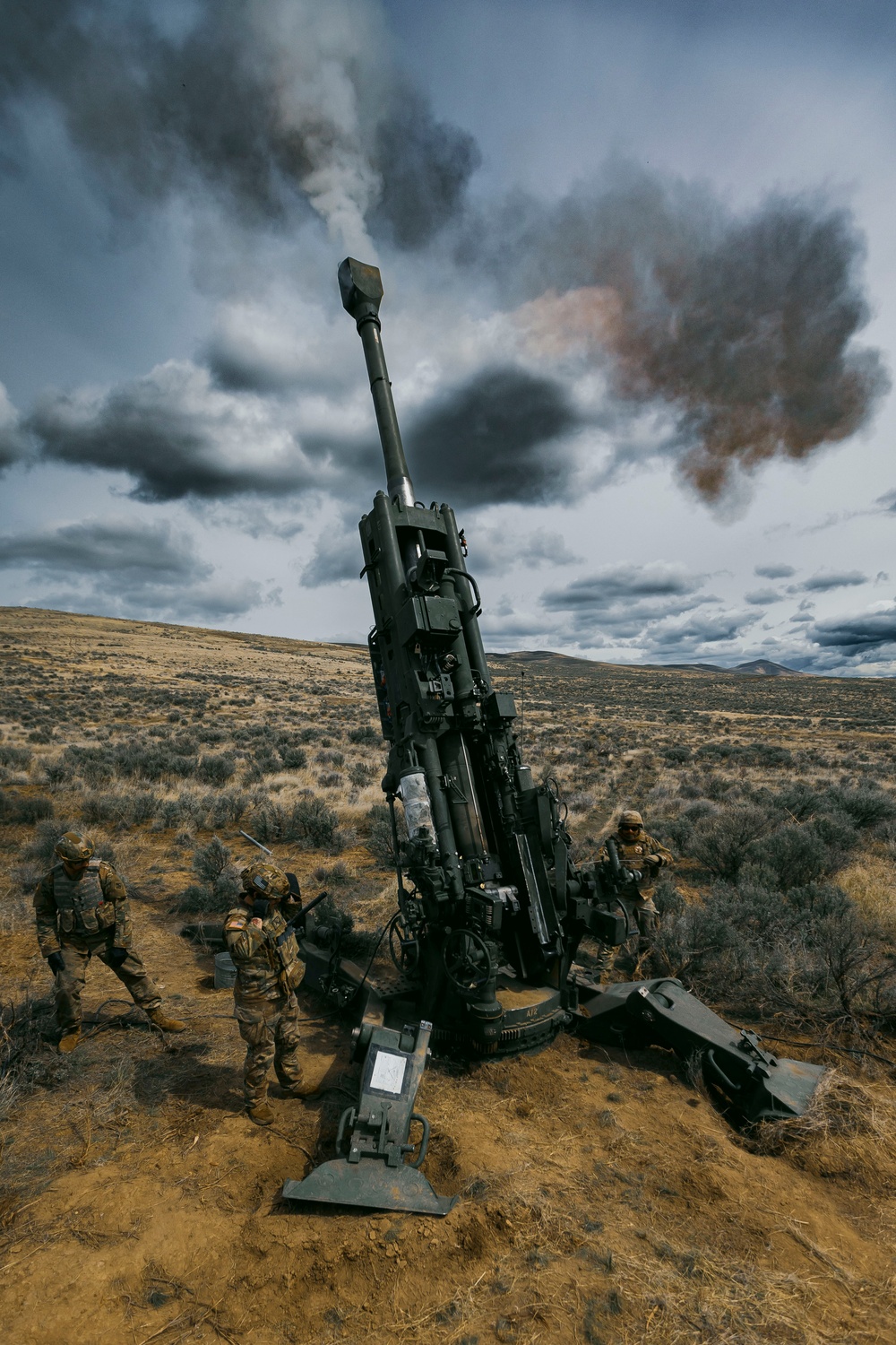 Fires in the Field: Washington National Guard field artillery company complete Table VI cert.