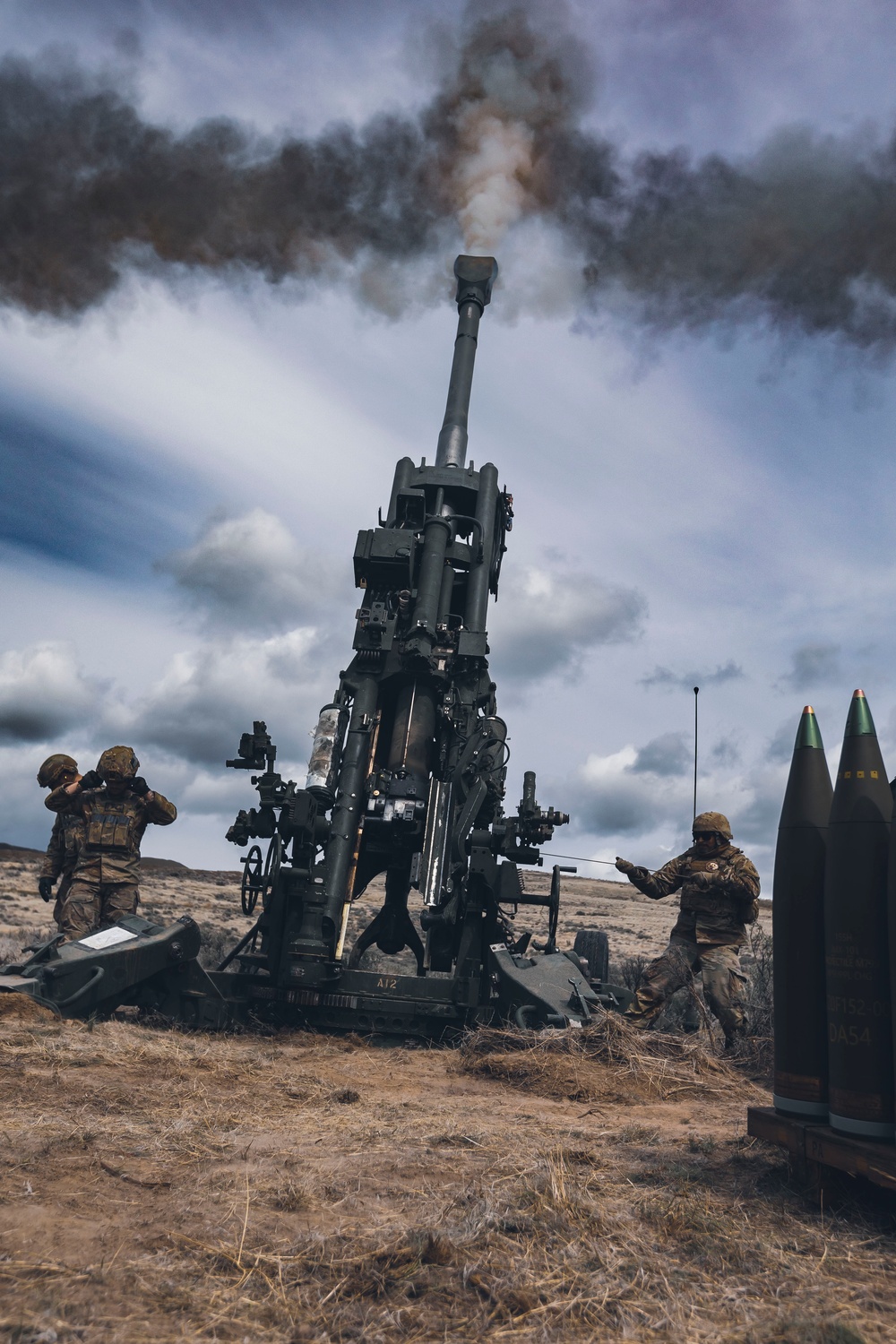 Fires in the Field: Washington National Guard field artillery company complete Table VI cert.