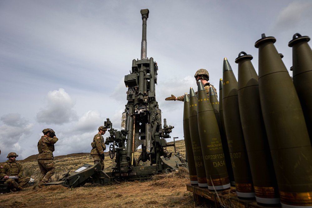 Fires in the Field: Washington National Guard field artillery company complete Table VI cert.