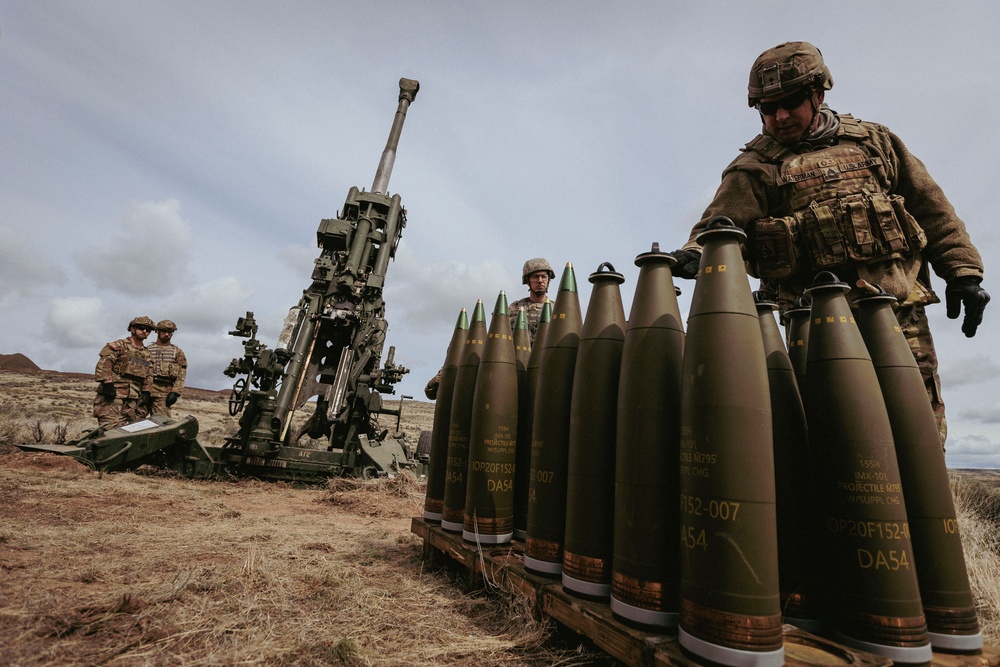 Fires in the Field: Washington National Guard field artillery company conducts live fire exercise