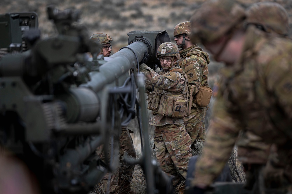 Fires in the Field: Washington National Guard field artillery company conduct live fire exercise