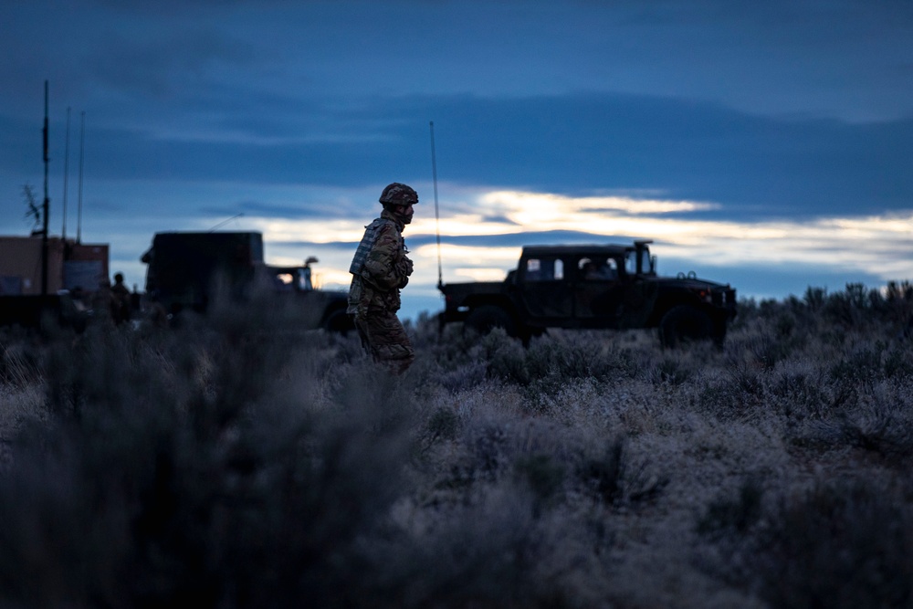 Fires in the Field: Washington National Guard field artillery crews light up the night