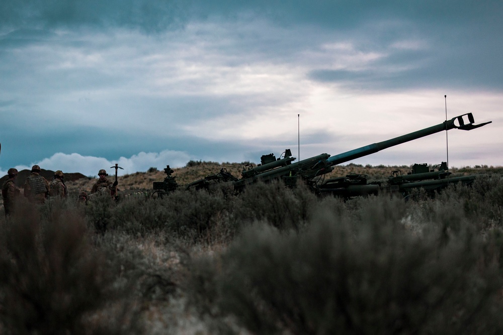 Fires in the Field: Washington National Guard field artillery company complete Table VI cert.