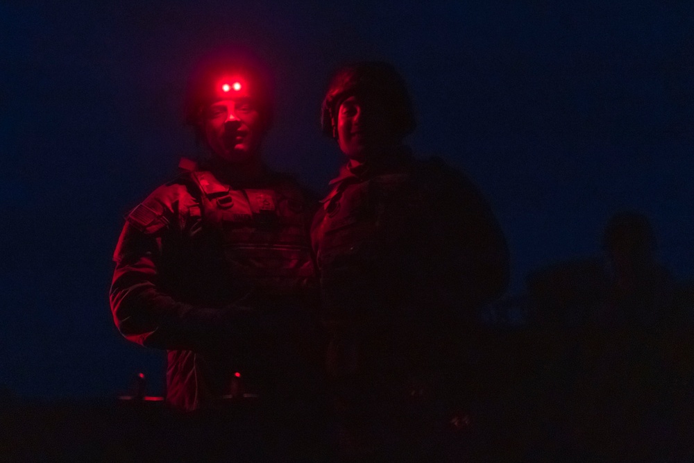 Fires in the Field: Washington National Guard field artillery crews light up the night