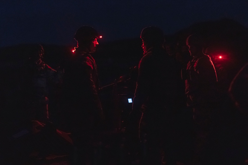 Fires in the Field: Washington National Guard field artillery crews light up the night