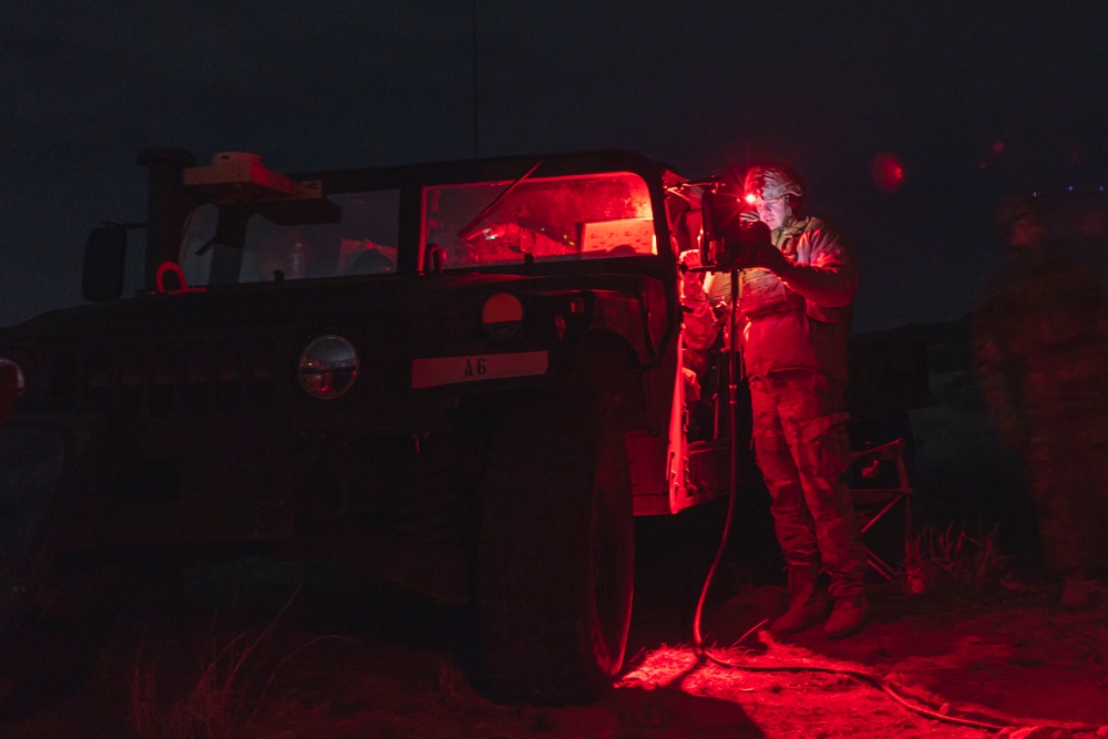 Fires in the Field: Washington National Guard field artillery crews light up the night