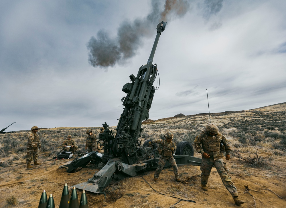 Fires in the Field: Washington National Guard field artillery company complete live fire exercise