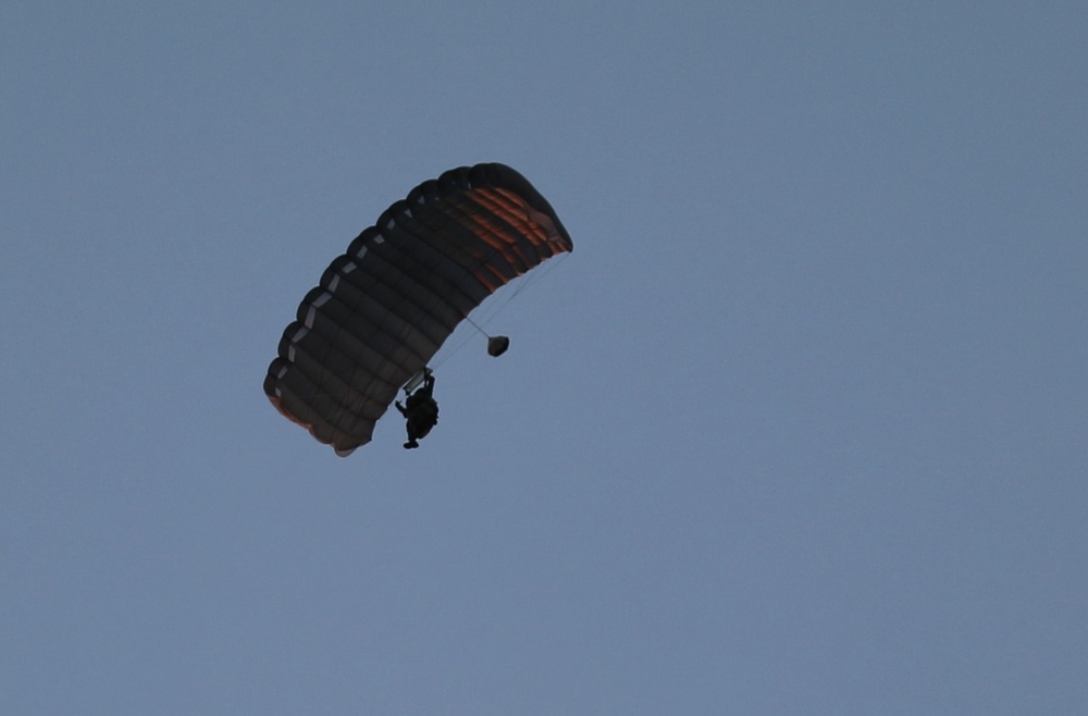 Allied Partners Perform a Free-fall Parachute Jump in Estonia