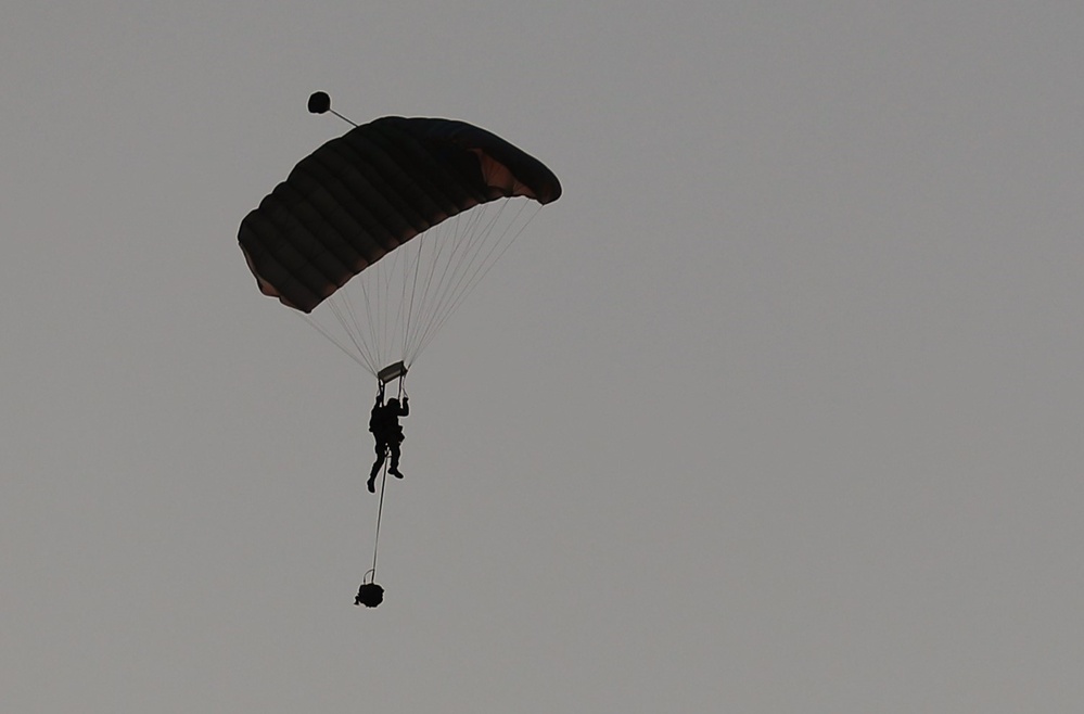 Allied Partners Perform a Free-fall Parachute Jump in Estonia