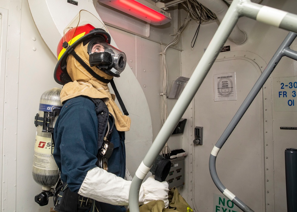 DVIDS - Images - Sailors Conduct Damage Control Drill Aboard USS John ...