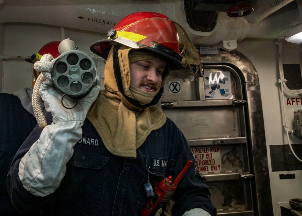 DVIDS - Images - Sailors Conduct Damage Control Drill Aboard USS John ...