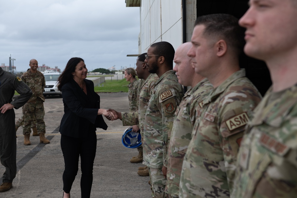 Assistant Secretary of the Air Force visits Kadena Air Base