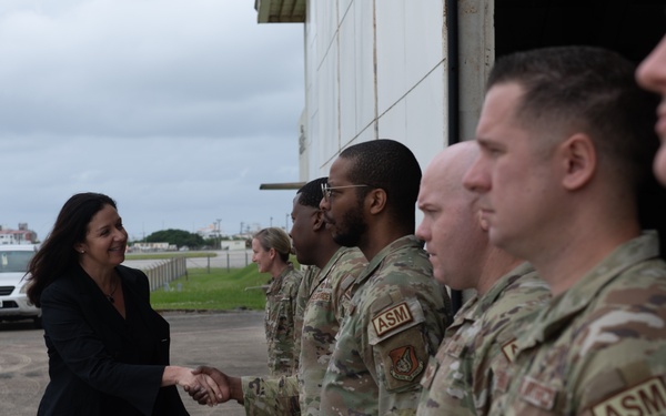 Assistant Secretary of the Air Force visits Kadena Air Base