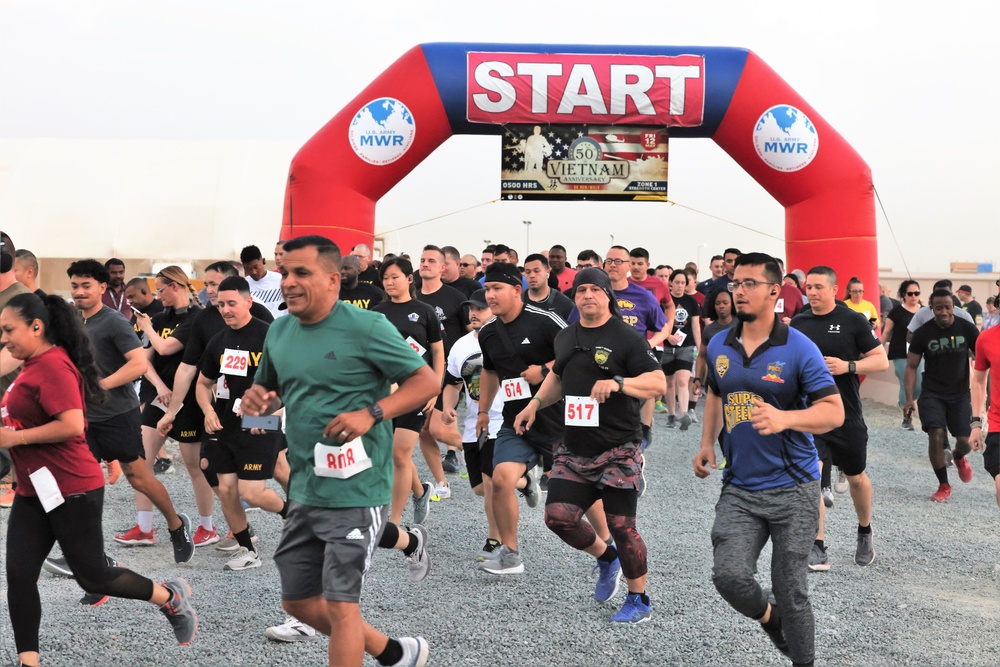 50th Vietnam Anniversary Run and Walk, Camp Arifjan, Kuwait, May 2023