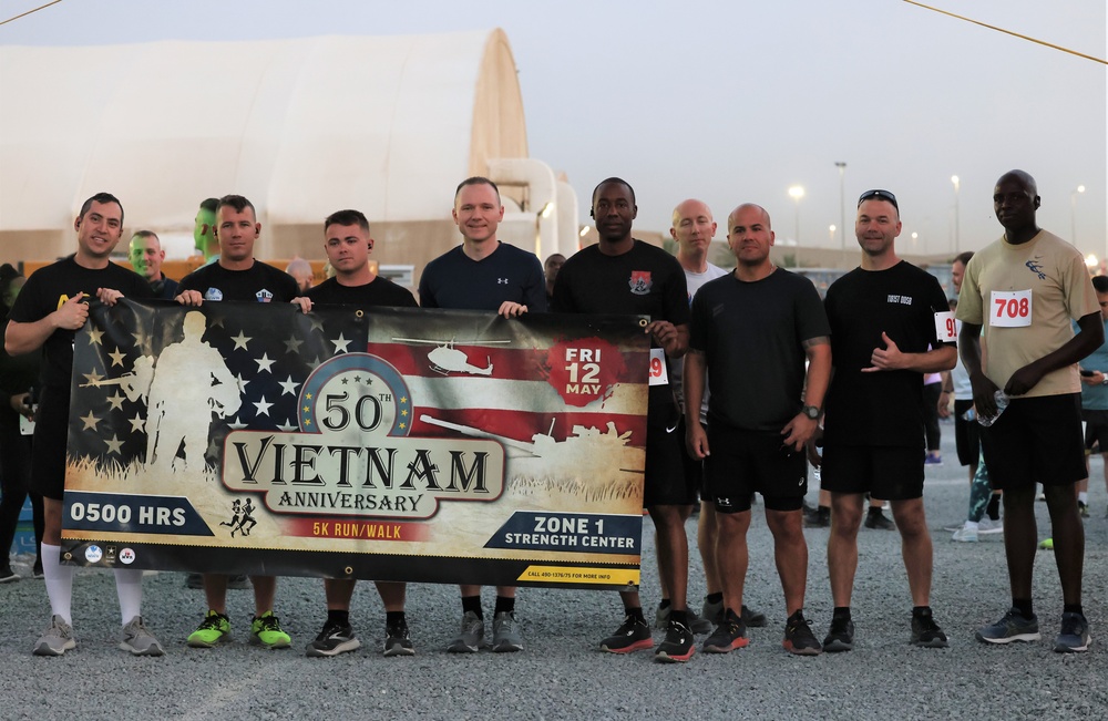 50th Vietnam Anniversary Run and Walk, Camp Arifjan, Kuwait, May 2023