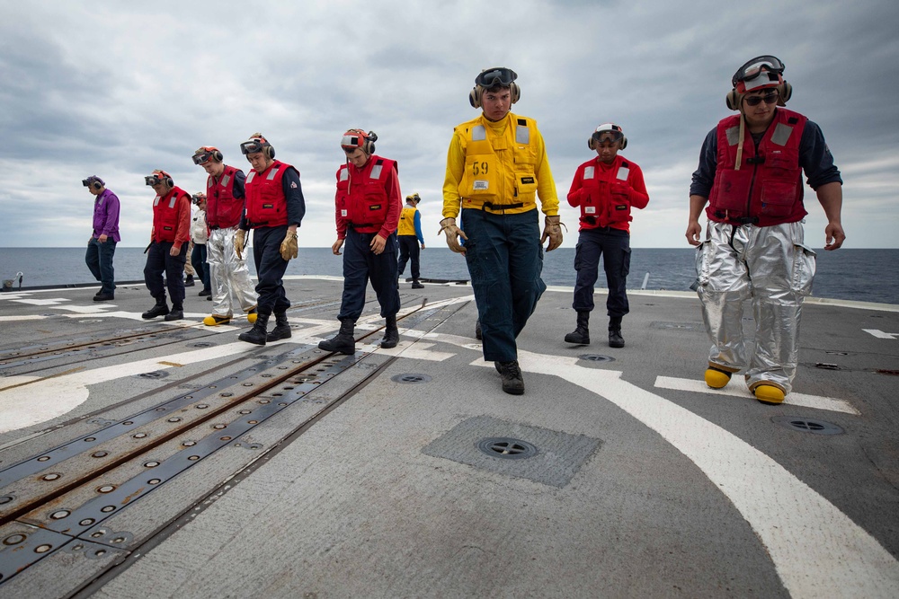 USS Antietam Flight Ops