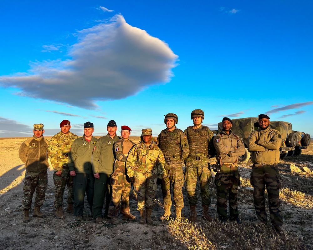 A-10 Pilots Perform Pre-Assault Operations and C-17s Escort with U.S. Army and Spanish Airborne Brigades