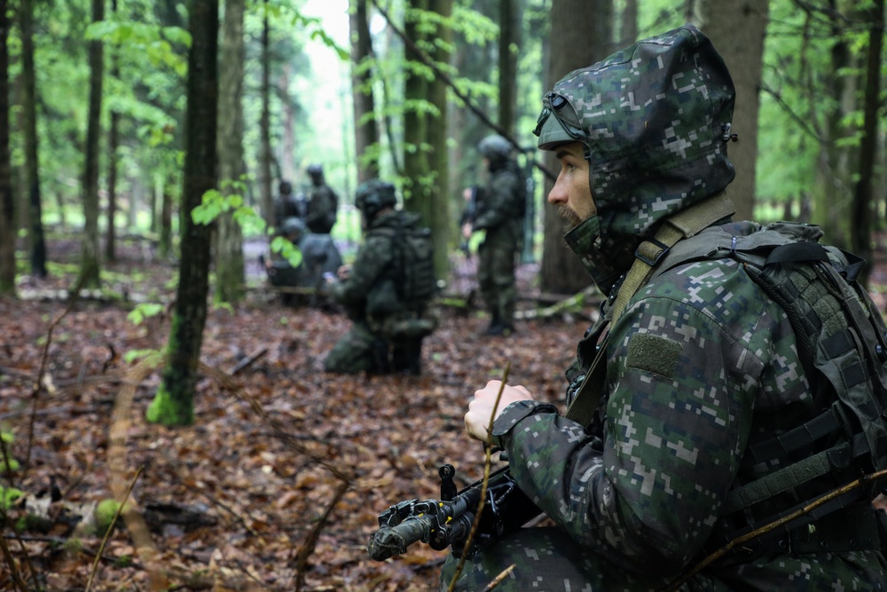 Slovak Soldiers Pull Security