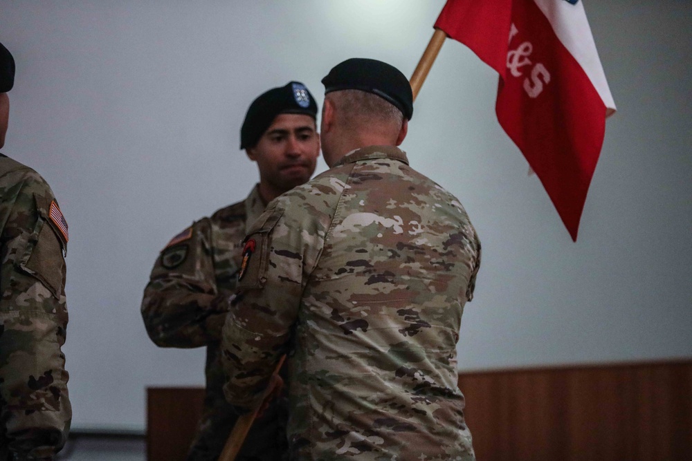 SETAF-AF Intelligence and Sustainment Company holds change of command