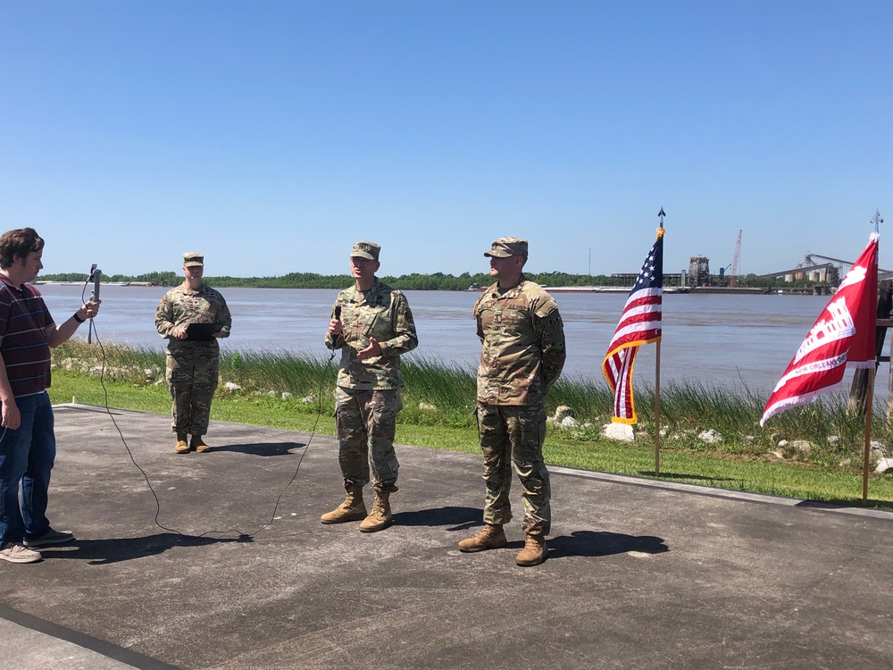 Capt. John Kelly’s promotion ceremony from the New Orleans District office