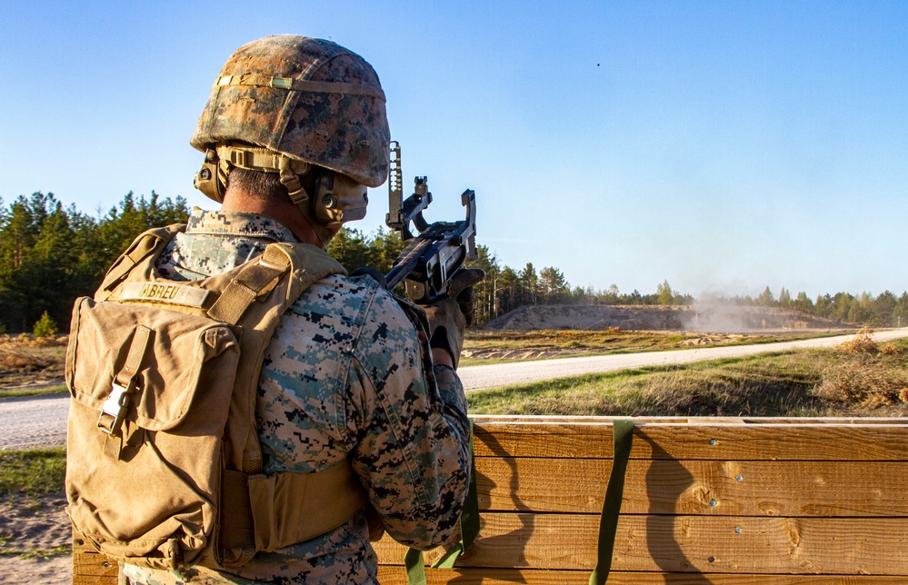 US Special Forces, US Marines conduct heavy weapons training in Latvia