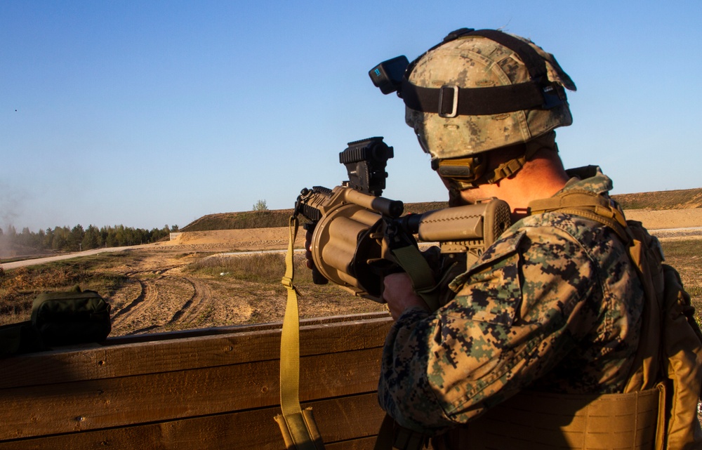 US Special Forces, US Marines conduct heavy weapons training in Latvia