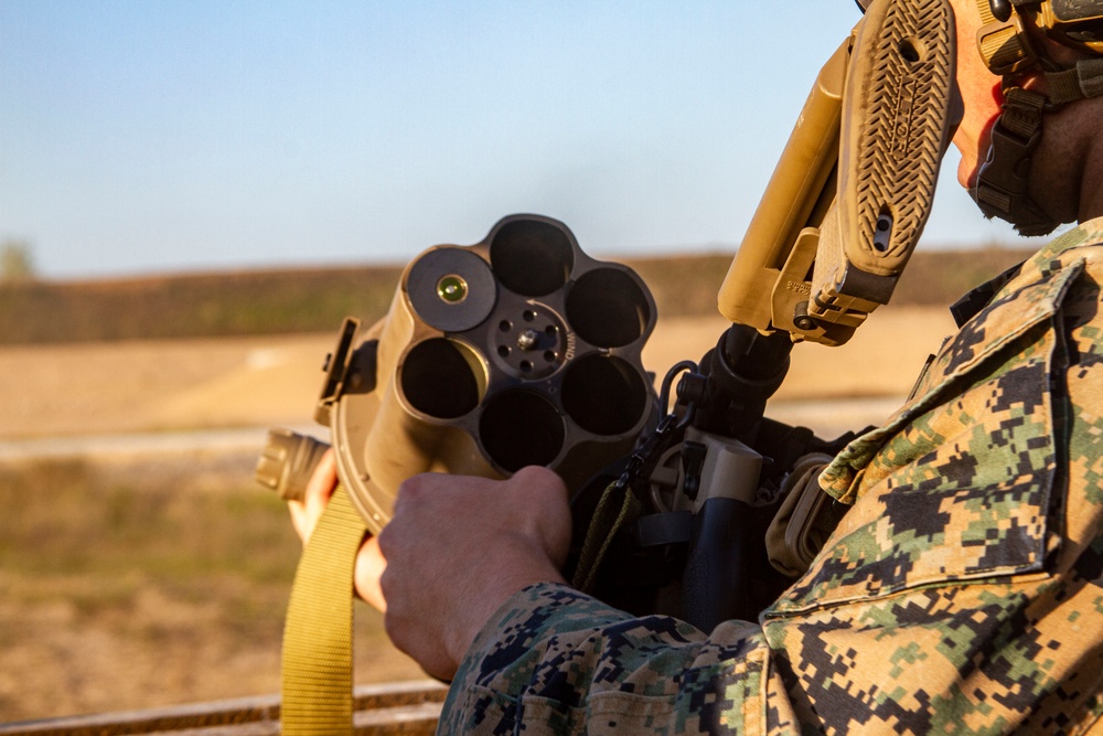 US Special Forces, US Marines conduct heavy weapons training in Latvia