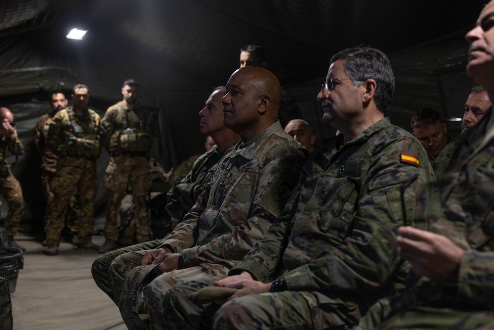 Gen. Darryl Williams visits U.S. Army Soldiers participating in Swift Response 23