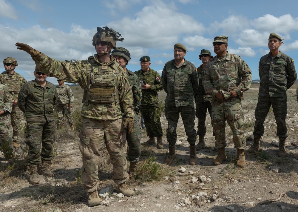 Gen. Darryl Williams visits U.S. Army Soldiers participating in Swift Response 23