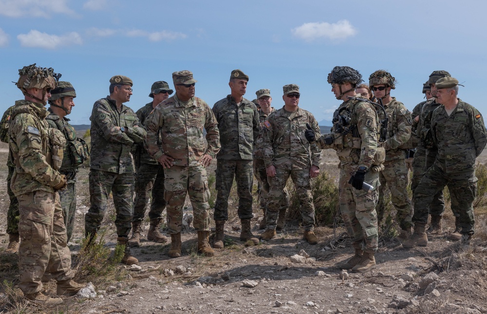 Gen. Darryl Williams visits U.S. Army Soldiers participating in Swift Response 23