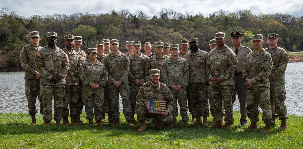 Cpl. Hudson Reenlists into the U.S. Army