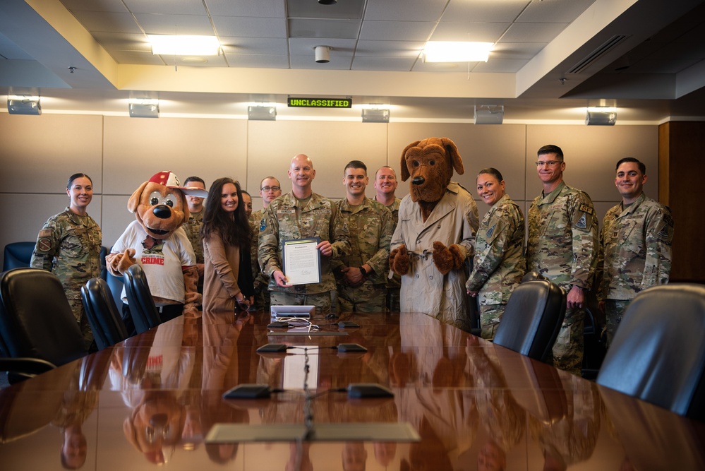 Police Week Proclamation Signing