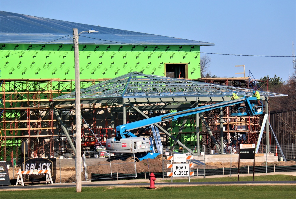 April 2023 construction operations of $11.96 million transient training brigade headquarters at Fort McCoy